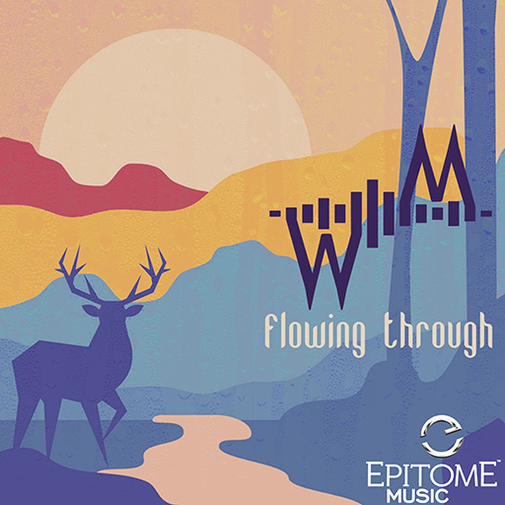 flowing through